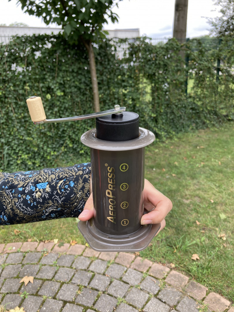 młynek mini aeropress