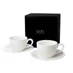 Zestaw 2 filiżanki espresso+ spodki ALICE (2x0,11l )