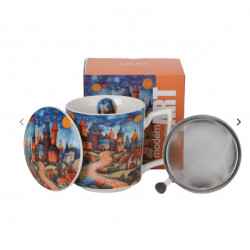 Kubek porcel. z met. zap. SLEEPY KINGDOM 0,45 l