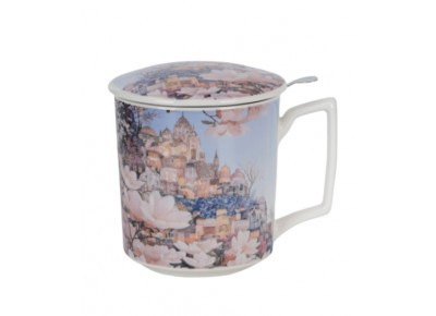 Kubek porcel. z met. zap. CITY OF MAGNOLIAS 0,45 l Zdjęcie 2 z 4