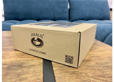Pudełko prezentowe średnie z logo OXALIS z wypełniaczem Zdjęcie 3 z 3