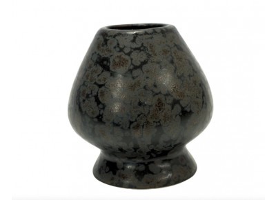 KUSENAOSHI  Stojak ceramiczny na miotełkę do Matcha - czarny
