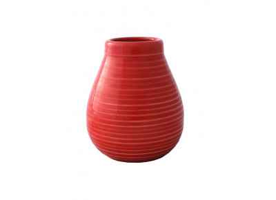 Calebassa Matero ceramiczna czerwona 350ml- w kartoniku (Oferty specjalne Dzień Kobiet)