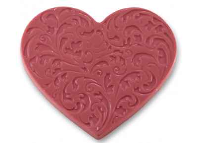 Serce z czekolady rubinowej 80g (Oferty specjalne Dzień Dziecka) Zdjęcie 2 z 3