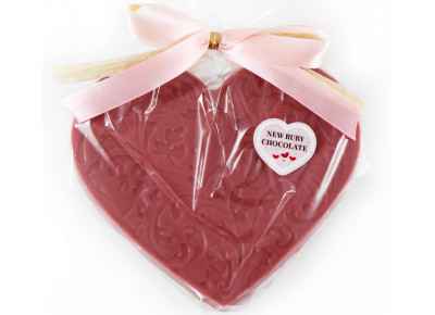 Serce z czekolady rubinowej 80g (Oferty specjalne Dzień Dziecka) Zdjęcie 3 z 3