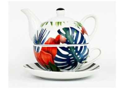 Tea for one TROPICO Bogucice (Ceramika Czajniczki)