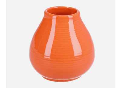Calebassa Matero ceramiczna pomarańczowa 300ml - w kartoniku (Ceramika)