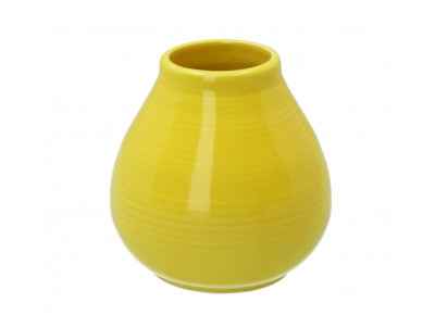 Calebassa Matero ceramiczna żółta 300ml - w kartoniku (Ceramika)