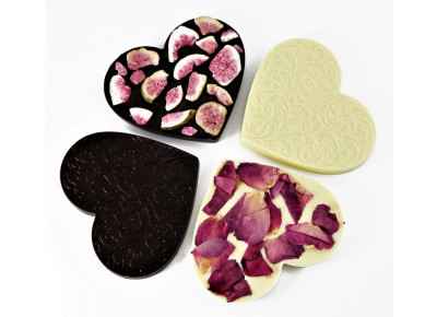 Serce z ciemnej czekolady z figami 80g (Oferty specjalne Dzień Dziecka)
