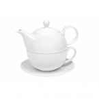 Tea For One ROMEO (0,4l+0,25l) z zaparzaczem (Ceramika Czajniczki)