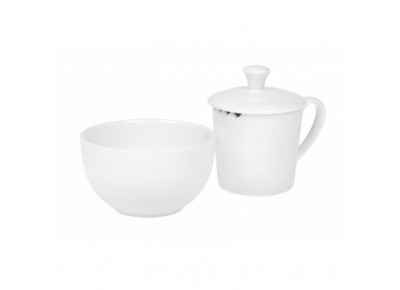Zestaw do degustacji herbaty / cup tastingu TEASET (kubek+pokrywka+czarka) (Ceramika Czarki) Zdjęcie 2 z 3