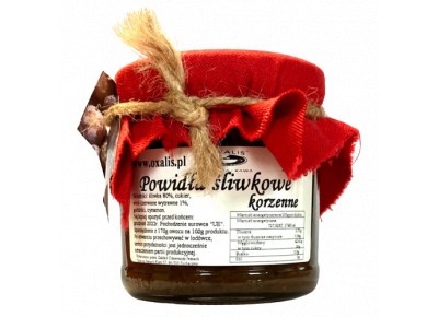 Powidła ze śliwek korzenne 200g