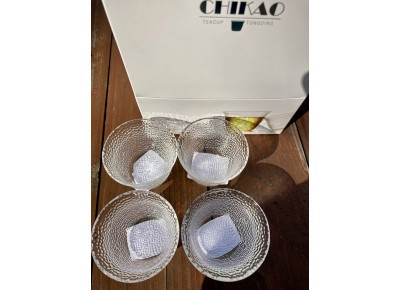 Komplet 4 czarek szklanych ORIENTAL 4x50ml w prezentowym pudełku Zdjęcie 2 z 5