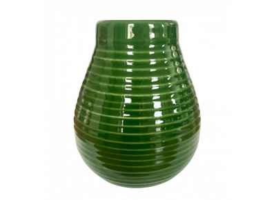 Calebassa Matero ceramiczna zielona 350ml - w kartoniku (Akcesoria Do yerba mate)