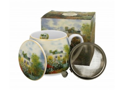 Kubek beczułka z metal. zaparz. GARDEN Monet 0,43l