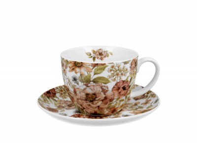 Filiżanka porcelan. PASTEL FLOWERS 0,45l