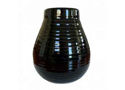 Calebassa Matero ceramiczna czarna 350ml - w kartoniku (Akcesoria Do yerba mate)