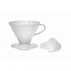 Ceramiczny zaparzacz do kawy HARIO 02 (dripper) z łyżeczką do kawy (Akcesoria Do kawy)