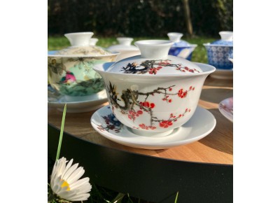 Gaiwan porcelanowy MEIHUA 130 ml Zdjęcie 2 z 2