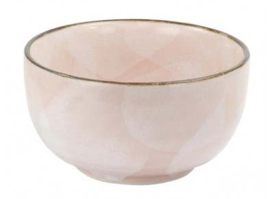 CHAWAN Czarka japońska do Matcha PINKU 0,4l - różowo- biała
