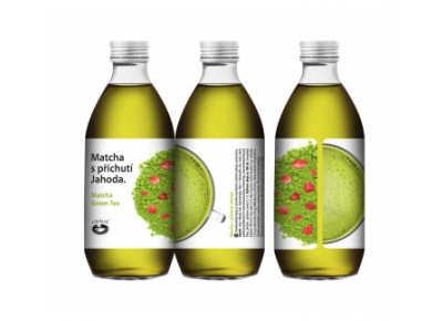 Napój cold brew herbata Matcha smak truskawki 330ml