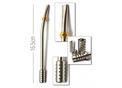 Rurka Bombilla MATE NUEVA 16,5cm potrójne filtrowanie (16,5 cm) Zdjęcie 5 z 5