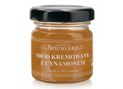Miód kremowy z cynamonem MINI - 40g