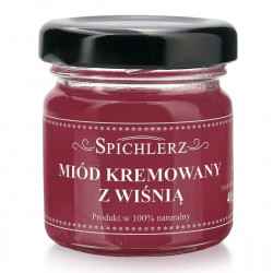 Miód kremowy z wiśnią MINI - 40g