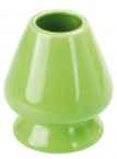 KUSENAOSHI  Stojak porcelanowy na miotełkę do Matcha - zielony