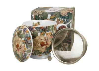 PEONY WHITE 0,50l z metalowym zaparzaczem