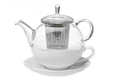 Tea For One NINA (0,6l+0,2l) z zaparzaczem (Ceramika Czajniczki)