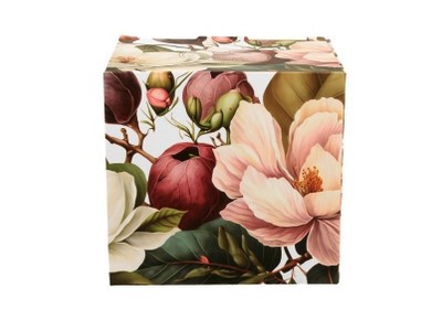 MAGNOLIE - Kubek beczułka 0,43l z metal. zaparzaczem - bone china Zdjęcie 3 z 3