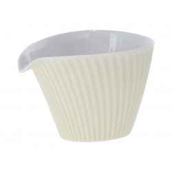 Dzbanuszek porcelanowy STRIPE-wanilia 175ml