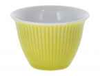 Czarka porcelanowa STRIPE - jasnozielona 40ml