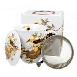 WILGI 0,4l z metalowym zaparzaczem - bone china