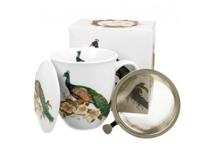 PAW 0,4l z metalowym zaparzaczem - bone china