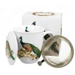 PAW 0,4l z metalowym zaparzaczem - bone china