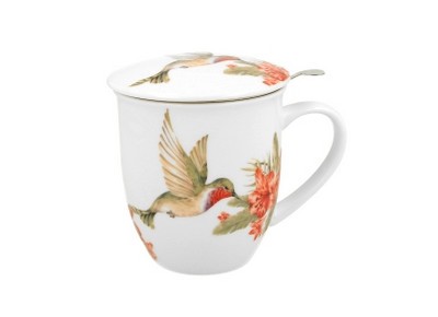 KOLIBER 0,4l z metalowym zaparzaczem - bone china Zdjęcie 2 z 3