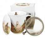KONIE 0,4l z metalowym zaparzaczem - bone china