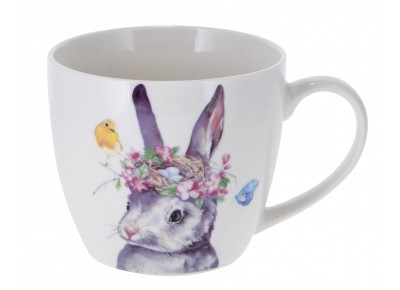 Kubek porcelanowy WIELKANOCNY ZAJĄCZEK 0,35l