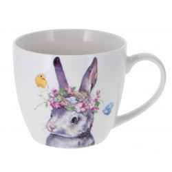 Kubek porcelanowy WIELKANOCNY ZAJĄCZEK 0,35l