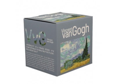 VAN GOGH POLE 0,43l - kubek beczułka z metalowym zaparzaczem Zdjęcie 2 z 2