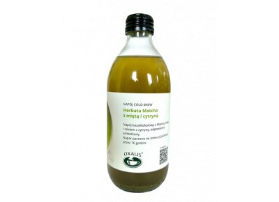 Napój cold brew herbata Matcha z miętą i cytryną 330ml Zdjęcie 3 z 5