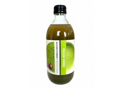 Napój cold brew herbata Matcha o smaku wiśni 330ml Zdjęcie 2 z 5
