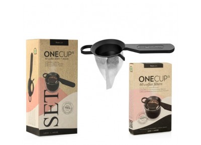 ONE CUP Filtry papierowe (60szt.) z klipsem do kawy FINUM Zdjęcie 8 z 8
