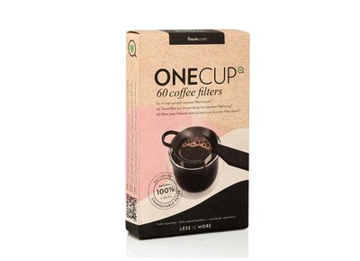 ONE CUP Filtry papierowe do herbaty i kawy FINUM - 60szt.