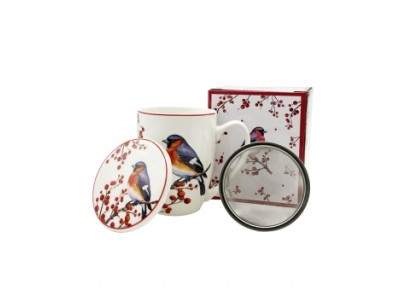 Kubek z metalowym zaparzaczem CHRISTMAS BIRD 0,36l Zdjęcie 4 z 4