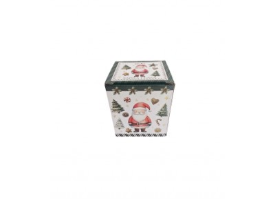Kubek porcelanowy z metal. zaparza. MIKOŁAJ 0,36l