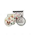 Kubek porcelanowy z metal. zaparza. MIKOŁAJ 0,36l