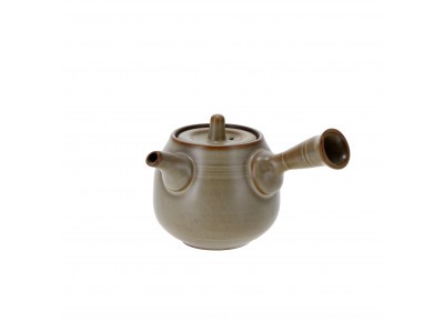 Czajniczek japoński ceramiczny kyusu z sitkiem wewnęrznym QILIN 0,22l